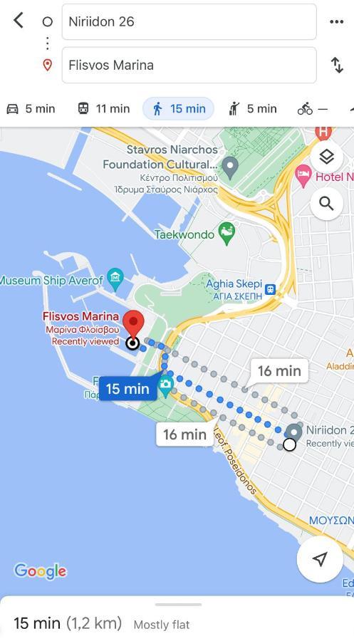 אתונה Seaside Apartment By Flisvos Marina מראה חיצוני תמונה